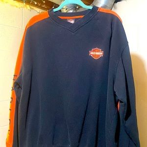 Mens xl Harley Davidson knot pullover V neck